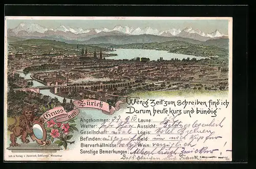 Lithographie Zürich, Totalansicht