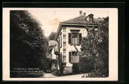 AK Leubringen /Evilard, Kinderheim Beau-Site