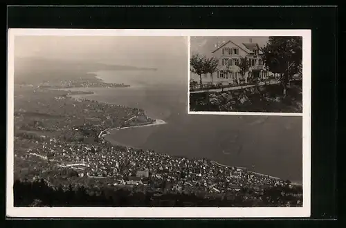 AK Heiden, Gasthaus & Pension zum Rossbüchel, Panorama