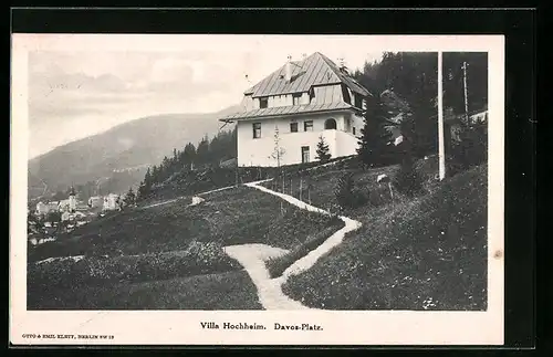 AK Davos-Platz, Villa Hochheim