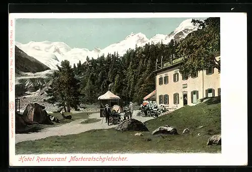 AK Morteratschgletscher, Hotel Restaurant Morteratschgletscher