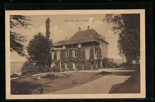 AK Arenenberg, Schloss Arenenberg mit Gartebn