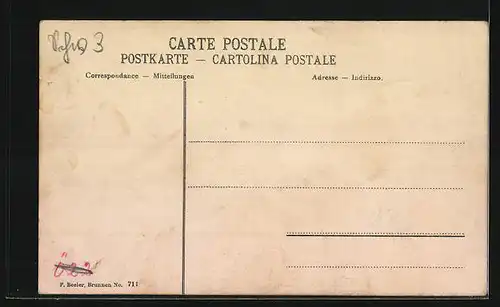 AK Göschenen, Gotthardtunnel und der Reuss