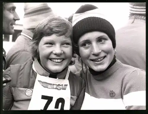 Fotografie Garmisch-Partenkirchen, Weltcup im Damen-Slalom Christa Zechmeister & Regina Mösenlechner