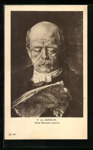 AK Fürst Bismarck liest