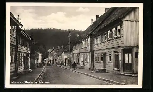 AK Altenau /Harz, Partie in der Breitestrasse