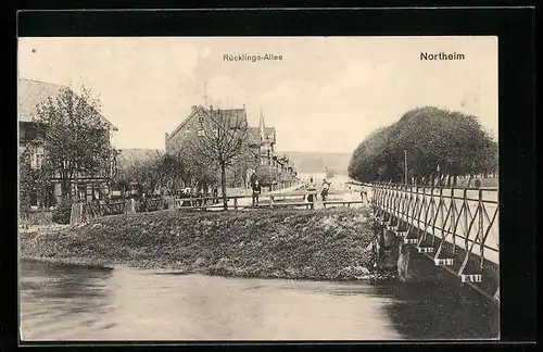 AK Northeim, Rücklings-Allee, Villen