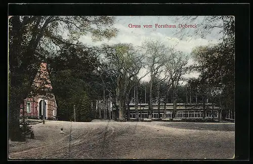 AK Dobrock, Gasthaus Forsthaus Dobrock