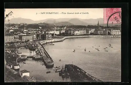 AK San Sebastian, Vista General desde el Castillo