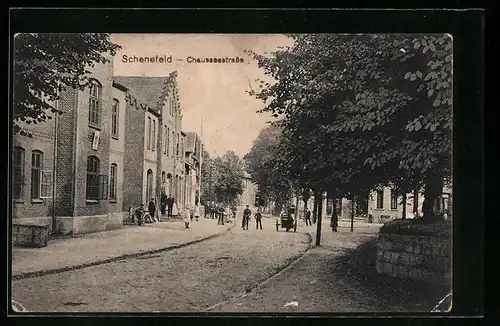 AK Schenefeld, Partie in der Chausseestrasse