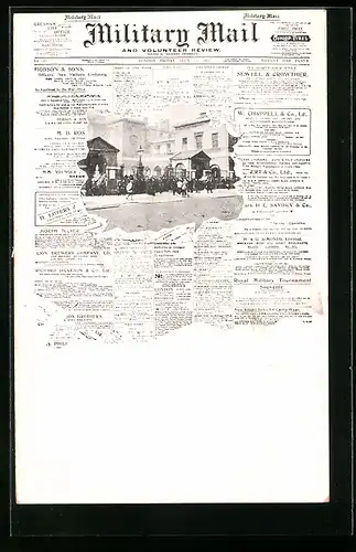 AK Titelseite der Zeitung Military Mail