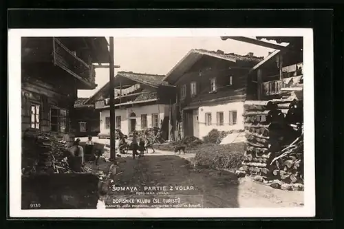 AK Volary, Dopisnice Klubu Csl. Turistu, Strassenpartie