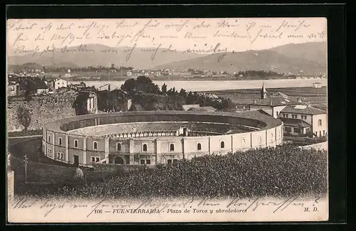 AK Fuenterrabia, Plaza de Toros y abrededores