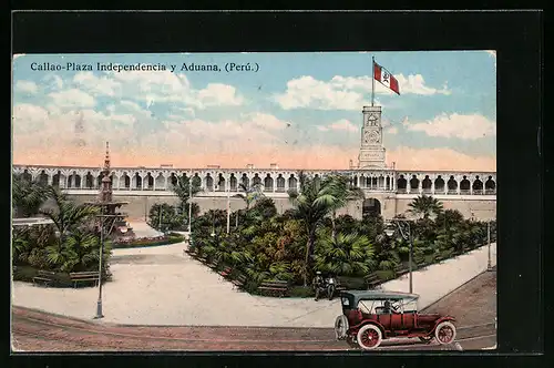 AK Callao, Plaza Indenpendencia y Aduana