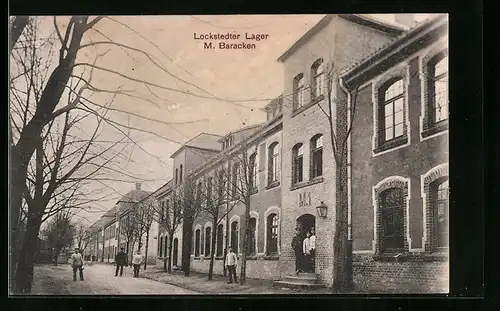 AK Lockstedter Lager, M. Baracken mit Lagerstrasse