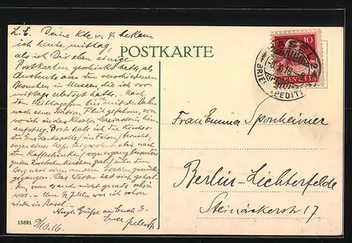 AK Mariastein, Hang mit Kirche