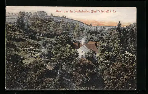 AK Wilsdruff i. S., Gasthaus Neudeckmühle