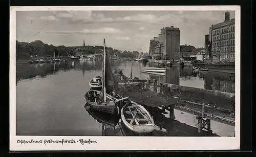 AK Eckernförde, Hafen mit Booten