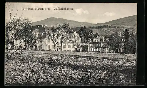 AK Obersasbach, Erlenbad, Marienheim, Wasserheilanstalt