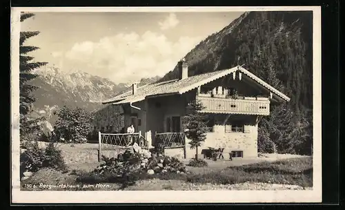 AK Bad Oberdorf /Bayr. Allgäu, Berggasthaus zum Horn