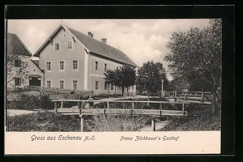 AK Eschenau, Gasthof Franz Zöchbauer