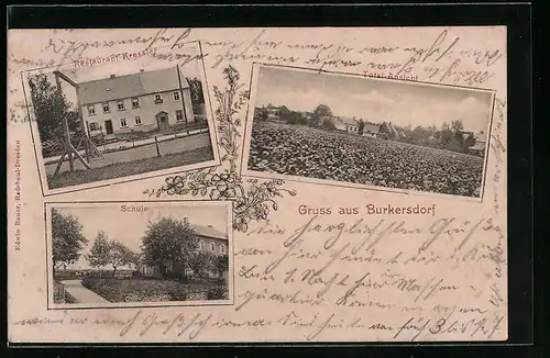 AK Burkersdorf, Restaurant Kressler, Schule