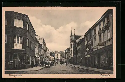 AK Herzogenrath, Blick auf die Kleikstrasse