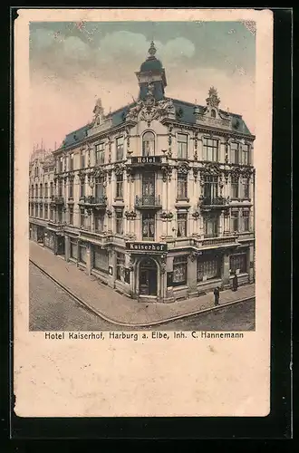 AK Harburg a. Elbe, Hotel Kaiserhof von C. Hannemann