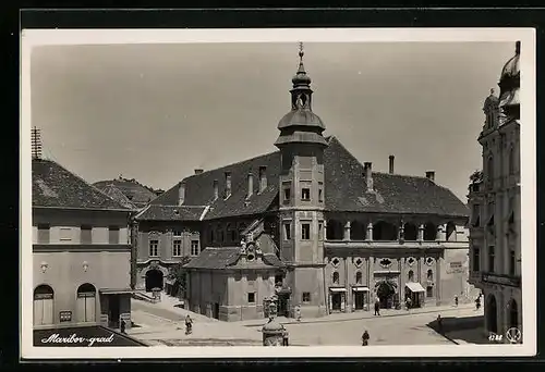 AK Maribor-grad, Ansicht vom Stadt-Schloss