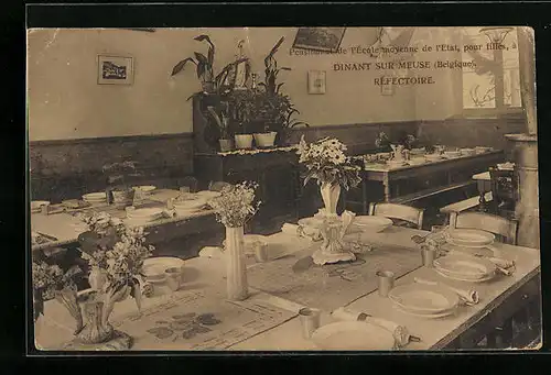 AK Dinant sur Meuse, Pensionnat de l`Ecole de l`Etat pour filles, Réfectoire