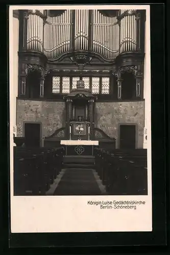 AK Berlin-Schöneberg, Königin Luise Gedächtniskirche