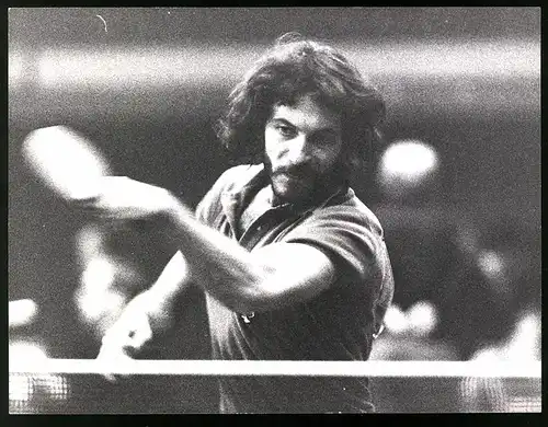 Fotografie Hannover, Deutsche Tischtennis-Meisterschaft 1975, Jochen Leiss (PSV Borussia Düsseldorf)