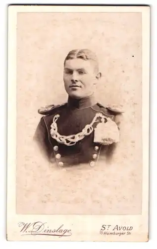Fotografie W. Dinslage, St. Avold, Homburger Strasse, Ulanenoffizier in Uniform