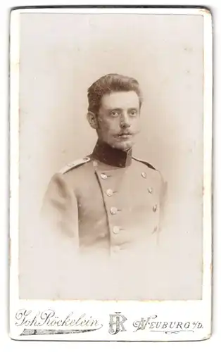 Fotografie Joh. Röckelein, Neuburg a. D., Franziskanerstrasse 162, Ulane in Uniform Reg. 15