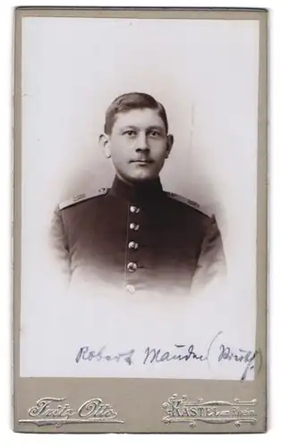 Fotografie Fritz Otto, Kastel am Rhein, Mainzer Strasse 31, Junger Soldat des IR 88 in Uniform