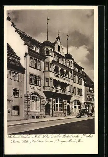 AK Stockach, Stadt-Hotel Adler Post