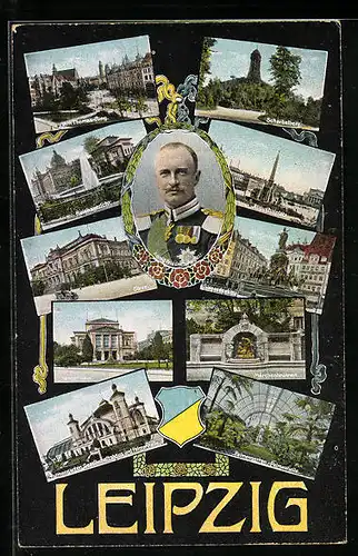 AK Leipzig, Scherbelberg, Börse, Palmengarten