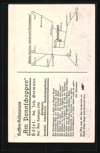 AK Hösel, Gasthaus Am Pannschoppen
