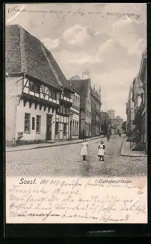 AK Soest, Ansicht der Osthafenstrasse