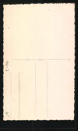 Foto-AK Kleines Mädchen im Kleid mit seiner Puppe