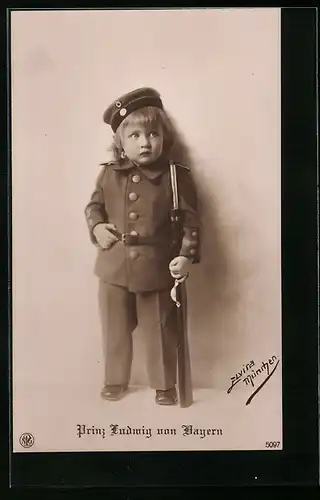 AK Prinz Ludwig von Bayern als Kind