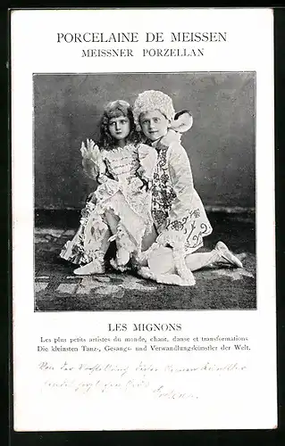 AK Porcelaine de Meissen, Les Mignons, Liliputaner