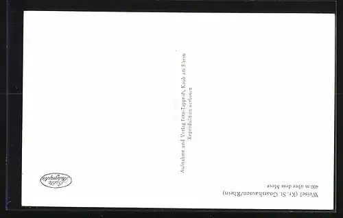 AK Weisel, Strassenpartie mit alten Häusern