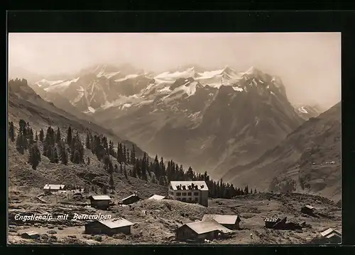 AK Engstlenalp, Panorama mit Berneralpen