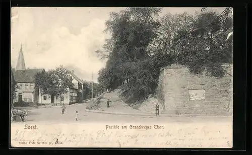 AK Soest, Partie am Grandweger Thor