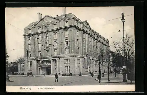 AK Hamburg-Neustadt, Hotel Esplanade