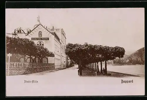 AK Boppard, Rhein-Allee, Haushaltungs-Pensionat