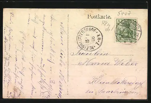 AK Boppard, Rhein-Allee, Haushaltungs-Pensionat