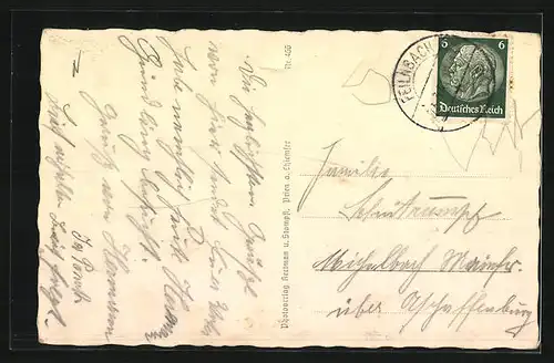 AK Ruhpolding, Totalansicht, Gasthof Post