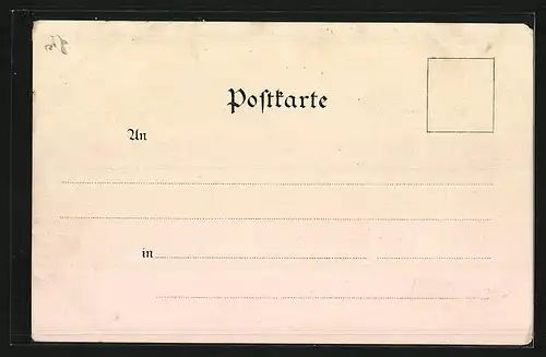 Lithographie Todtnauberg, Wasserfall, Totalansicht